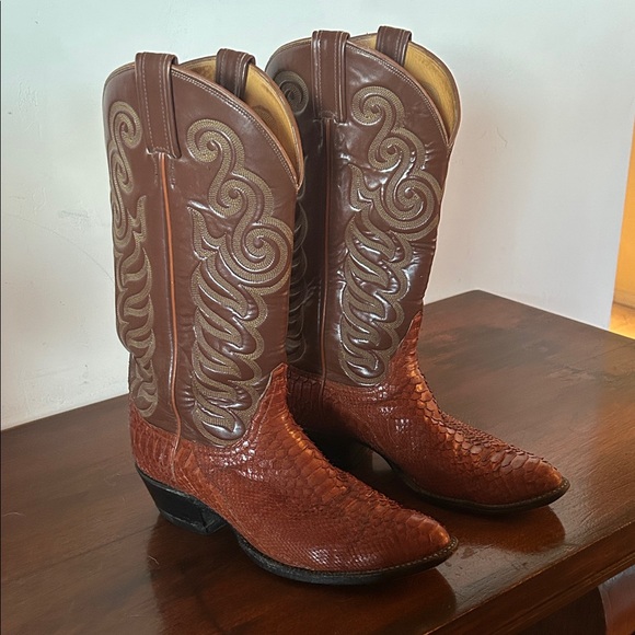 Tony Lama Other - Tony Lama Snakeskin Western Cowboy Boots